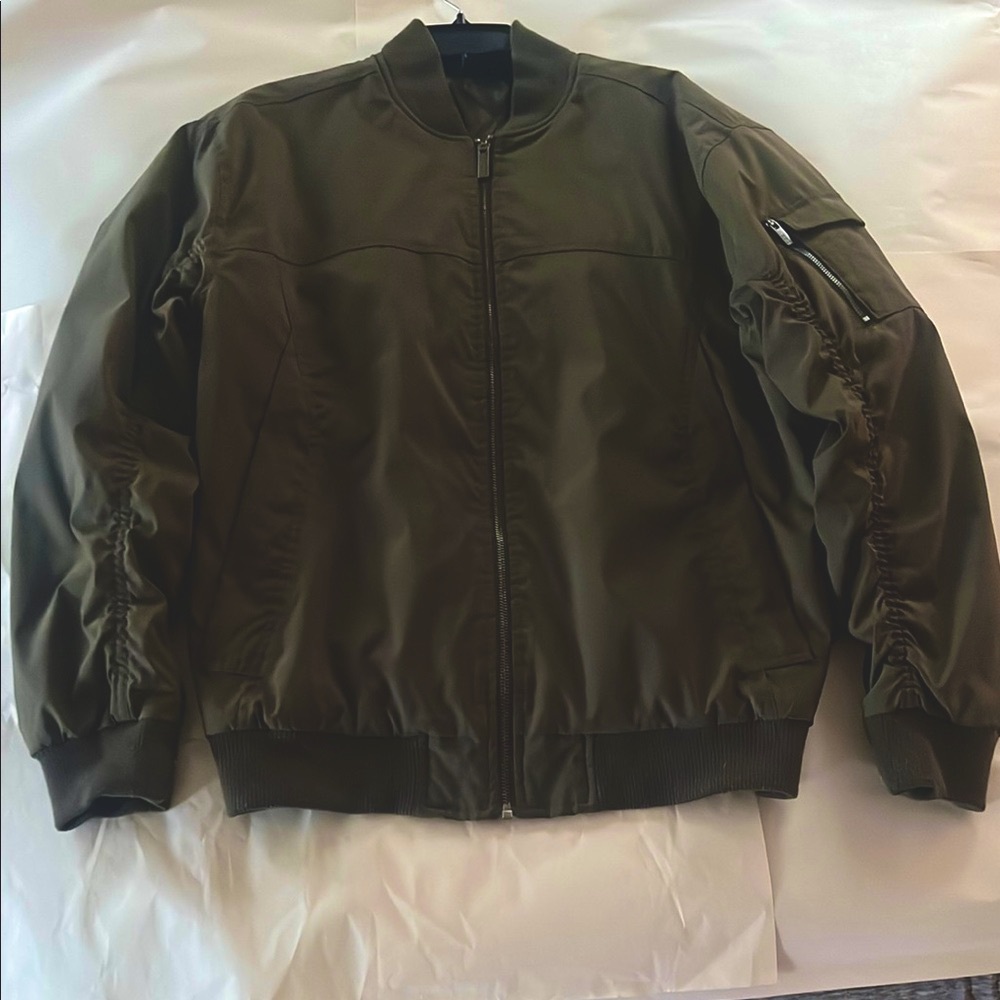 CSG Men's Olive Bomber Jacket